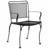 Woodard Constantine Dining Arm Chair - Stackable - Woodard Constantine Dining Arm Chair - Stackable