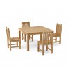 Anderson Teak Windsor 47" Square Table and Classic Dining Side Chair-4 - Anderson Teak Windsor 47" Square Table and Classic Dining Side Chair-4