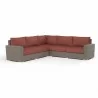 Coronado Sectional in Canvas Henna w/ Self Welt - Front Side Angle - Coronado Sectional in Canvas Henna w/ Self Welt - Front Side Angle