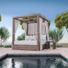 Laguna Resort King Daybed in Canvas Flax, No Welt - Lifestyle