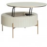 Sunpan Paloma Lift Top Coffee Table - Front Opened Angle