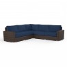 Montecito Sectional in Spectrum Indigo w/ Self Welt - Front Side Angle