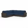 Montecito Sectional in Spectrum Indigo w/ Self Welt - Front Side Angle - Montecito Sectional in Spectrum Indigo w/ Self Welt - Front Side Angle
