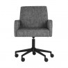 Sunpan Perry Office Chair - Nash Zebra - Front Angle