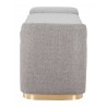 Dobo Storage Bench Gray - Side
