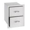 Summerset Grills 17" Double Drawer - Angled View