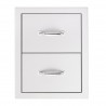  Summerset Grills 17" Double Drawer - Front