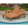 Summer Lounger - Double with Table - Folded