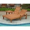 Summer Lounger - Double with Table - Folded - Summer Lounger - Double with Table - Folded
