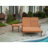 Summer Lounger - Double with Table - Front