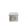 Bull BBQ Double Slide-In Sideburner - Front and Covered