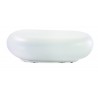Sunset West Pebble Coffee Table - Bone - Front Side Angle