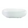 Sunset West Pebble Coffee Table - Bone - Front Side Angle - Sunset West Pebble Coffee Table - Bone - Front Side Angle