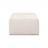 Essentials for Living Dovetail Upholstered Coffee Table - Ottoman in Side Angle