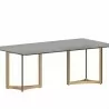 Sunpan Mendoza Dining Table Base - Set of Two - Front Side View - Sunpan Mendoza Dining Table Base - Set of Two - Front Side View