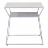 Moe's Home Collection Osaka Side Table - White - Front Angle