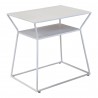 Moe's Home Collection Osaka Side Table - White - Front Side Angle