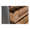 Moe's Home Collection Chefs Teak Wine Bar - Closeup Angle