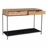 Moe's Home Collection Joliet Console Table - Front Side Opened Angle - Moe's Home Collection Joliet Console Table - Front Side Opened Angle