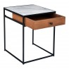 Moe's Home Collection Elton Accent Table - Angled with Opened Drawer