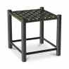 Moe's Home Collection Selby Stool Olive - Front Side Angle - Moe's Home Collection Selby Stool Olive - Front Side Angle
