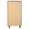 Manhattan Comfort Granville Tall 23.62" Modern Narrow Dresser with 5 Full Extension Drawers in Dark Grey Back - Manhattan Comfort Granville Tall 23.62" Modern Narrow Dresser with 5 Full Extension Drawers in Dark Grey Back