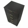 Manhattan Comfort Granville Tall 23.62" Modern Narrow Dresser with 5 Full Extension Drawers in Black Top - Manhattan Comfort Granville Tall 23.62" Modern Narrow Dresser with 5 Full Extension Drawers in Black Top