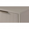Manhattan Comfort Granville Tall 23.62" Modern Narrow Dresser with 5 Full Extension Drawers in Light Grey Top Corner