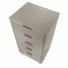 Manhattan Comfort Granville Tall 23.62" Modern Narrow Dresser with 5 Full Extension Drawers in Light Grey Top - Manhattan Comfort Granville Tall 23.62" Modern Narrow Dresser with 5 Full Extension Drawers in Light Grey Top