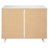 Manhattan Comfort Granville 38.18" Modern Standard Dresser with 3 Full Extension Drawers in White Back - Manhattan Comfort Granville 38.18" Modern Standard Dresser with 3 Full Extension Drawers in White Back