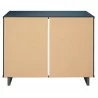 Manhattan Comfort Granville 38.18" Modern Standard Dresser with 3 Full Extension Drawers in Midnight Blue Back - Manhattan Comfort Granville 38.18" Modern Standard Dresser with 3 Full Extension Drawers in Midnight Blue Back