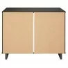 Manhattan Comfort Granville 38.18" Modern Standard Dresser with 3 Full Extension Drawers in Dark Grey Back - Manhattan Comfort Granville 38.18" Modern Standard Dresser with 3 Full Extension Drawers in Dark Grey Back