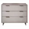 Manhattan Comfort Granville 38.18" Modern Standard Dresser with 3 Full Extension Drawers in Light Grey Front - Manhattan Comfort Granville 38.18" Modern Standard Dresser with 3 Full Extension Drawers in Light Grey Front