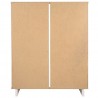 Manhattan Comfort Granville 45.27" Modern Tall Dresser with 5 Full Extension Drawers White Back