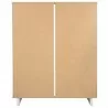Manhattan Comfort Granville 45.27" Modern Tall Dresser with 5 Full Extension Drawers White Back - Manhattan Comfort Granville 45.27" Modern Tall Dresser with 5 Full Extension Drawers White Back
