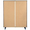 Manhattan Comfort Granville 45.27" Modern Tall Dresser with 5 Full Extension Drawers in Midnight Blue Back