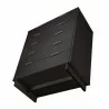 Manhattan Comfort Granville 45.27" Modern Tall Dresser with 5 Full Extension Drawers in Dark Grey Bottom - Manhattan Comfort Granville 45.27" Modern Tall Dresser with 5 Full Extension Drawers in Dark Grey Bottom
