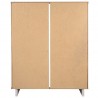 Manhattan Comfort Granville 45.27" Modern Tall Dresser with 5 Full Extension Drawers in Light Grey Back