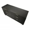 Manhattan Comfort Granville 55.07" Modern Double Wide Dresser with 6 Full Extension Drawers in Dark Grey Top - Manhattan Comfort Granville 55.07" Modern Double Wide Dresser with 6 Full Extension Drawers in Dark Grey Top
