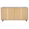 Manhattan Comfort Granville 55.07" Modern Double Wide Dresser with 6 Full Extension Drawers in Light Grey Back - Manhattan Comfort Granville 55.07" Modern Double Wide Dresser with 6 Full Extension Drawers in Light Grey Back