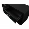 Manhattan Comfort Stanton Modern Dresser with 6 Full Extension Drawers and Solid Wood Legs in Black Drawer - Manhattan Comfort Stanton Modern Dresser with 6 Full Extension Drawers and Solid Wood Legs in Black Drawer