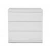 Anna Dresser Single High Gloss White Full Extension Drawers