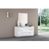 Whiteline Modern Living Navi Dresser Double High Gloss White - Lifestyle