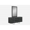 Whiteline Modern Living Abrazo Mirror - GREY