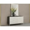 Whiteline Modern Living Pino Dresser In High Gloss Dark Grey Angley - Lifesytle 1 - Whiteline Modern Living Pino Dresser In High Gloss Dark Grey Angley - Lifesytle 1