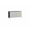 Whiteline Modern Living Pino Dresser In High Gloss Dark Grey Angley - Angled without Mirror - Whiteline Modern Living Pino Dresser In High Gloss Dark Grey Angley - Angled without Mirror