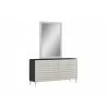 Whiteline Modern Living Pino Dresser In High Gloss Dark Grey Angley - Angled - Whiteline Modern Living Pino Dresser In High Gloss Dark Grey Angley - Angled