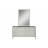 Whiteline Modern Living Pino Dresser In High Gloss Dark Grey Angley - Front - Whiteline Modern Living Pino Dresser In High Gloss Dark Grey Angley - Front
