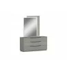 Damien Dresser in Light Gray- side view 1 - Damien Dresser in Light Gray- side view 1