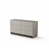 Raphael Dresser in Light Gray- side view 2 - Raphael Dresser in Light Gray- side view 2